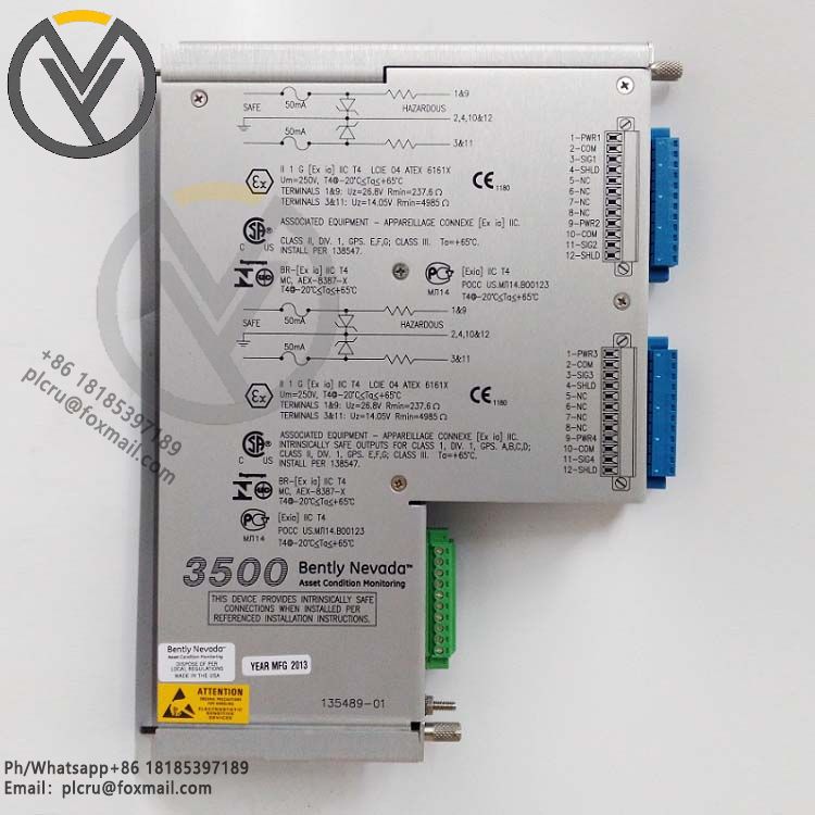 Bently Nevada 135489-01 Module Card