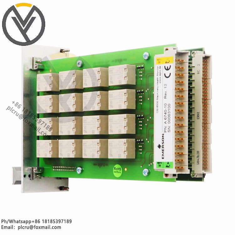 EMERSON A6740-10 9199-00091 16-channel Output Relay Module