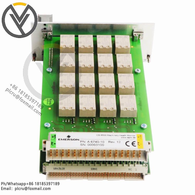 EMERSON A6740-10 9199-00091 16-channel Output Relay Module