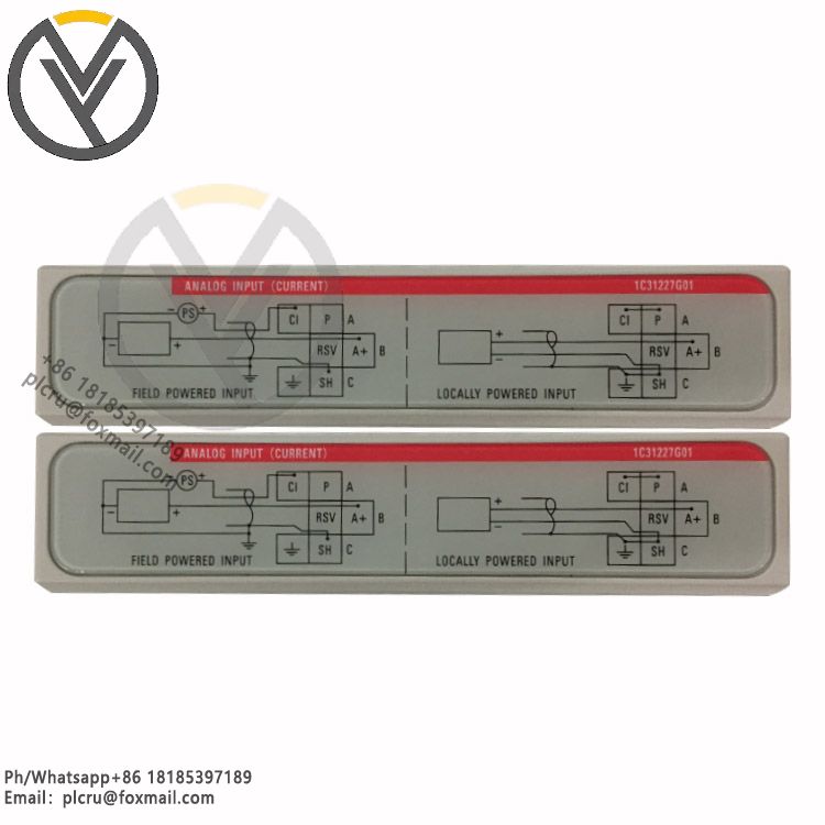 EMERSON Ovation 1C31227G01 Analog Current Input Module