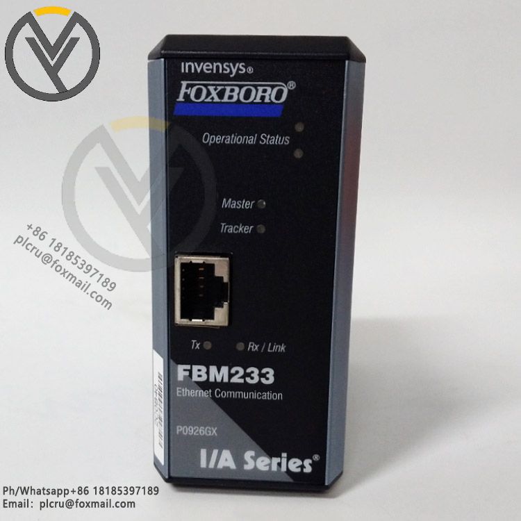 FOXBORO FBM233 P0926GX I/A Series Ethernet Communication Mod