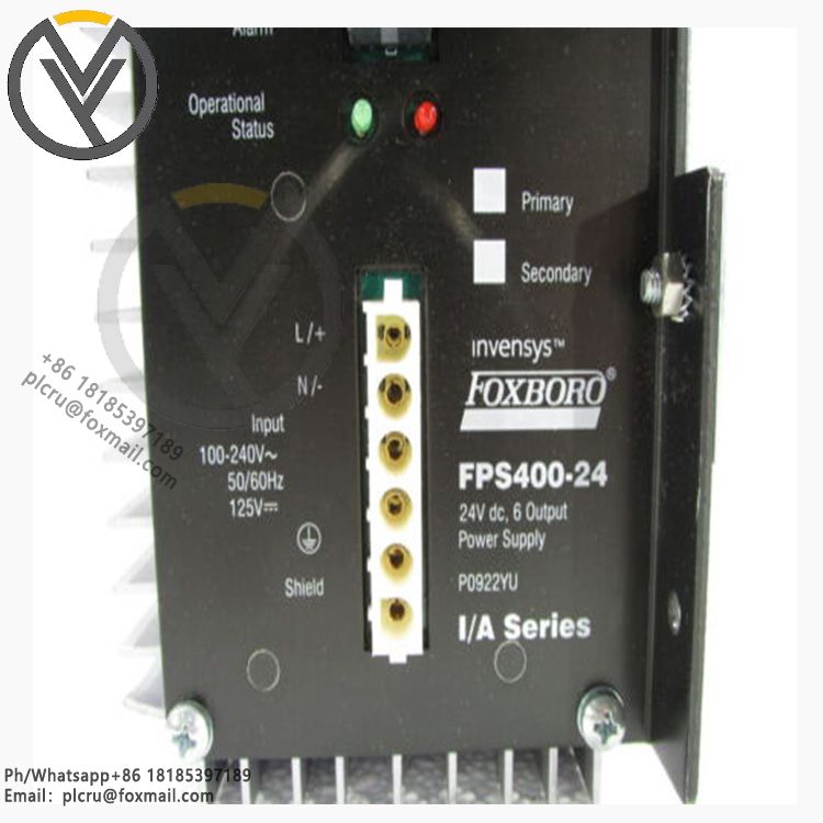 Foxboro P0922YU FPS400-24 Power Supply