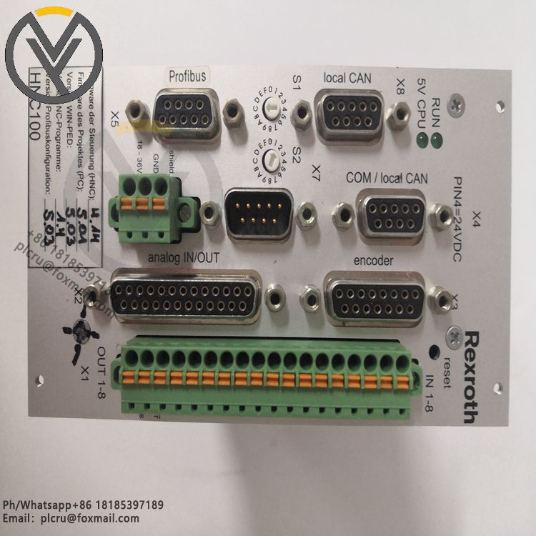 Rexroth VT-HNC100-1-23/W-08-P-0 数字轴控制器