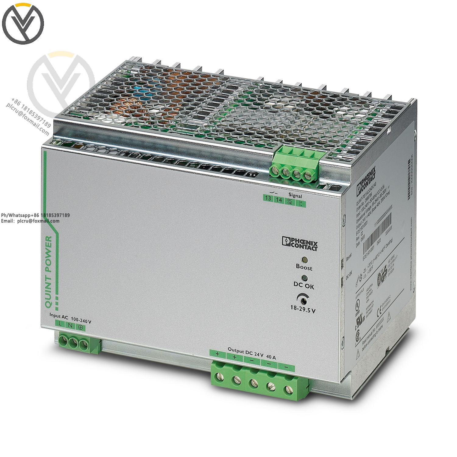 Phoenix QUINT-PS/1AC/24DC/40-2866789 Power Supply