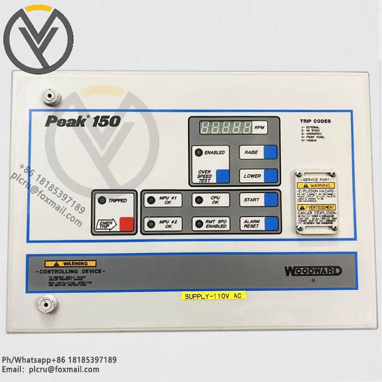 Woodward 9905-867 Peak150 Turbine Digital Speed Controller